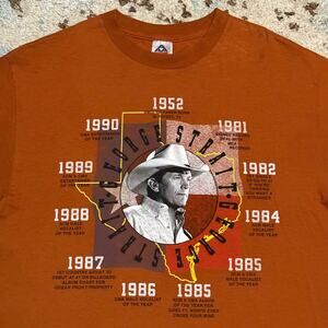 Vintage 2006 George Strait Shirt Size Large Country Music Hall of Fame